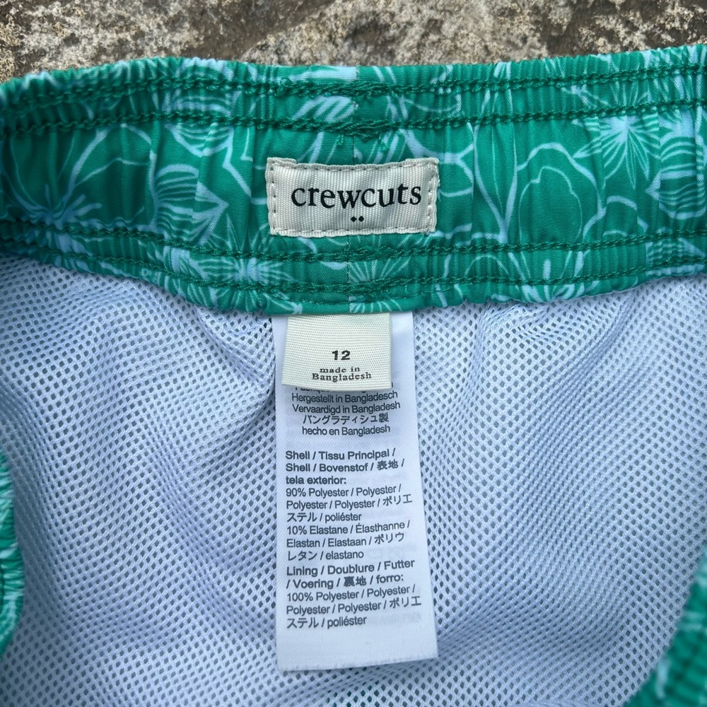 CrewCuts Floral Swim Trunks 12 - Picture 4 of 6